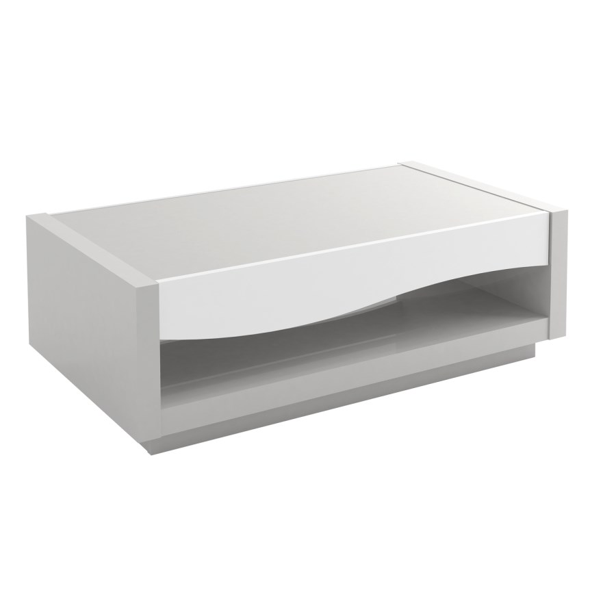 Grey & White Gloss Coffee Table - Scaie