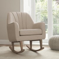 Beige Rocking Nursery Chair - Noah - Tutti Bambini Beige Rocking Nursery Chair - Noah - Tutti Bambini