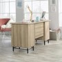 Oak Effect Desk with Drawers - Teknik Office