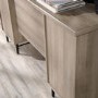 Oak Effect Desk with Drawers - Teknik Office