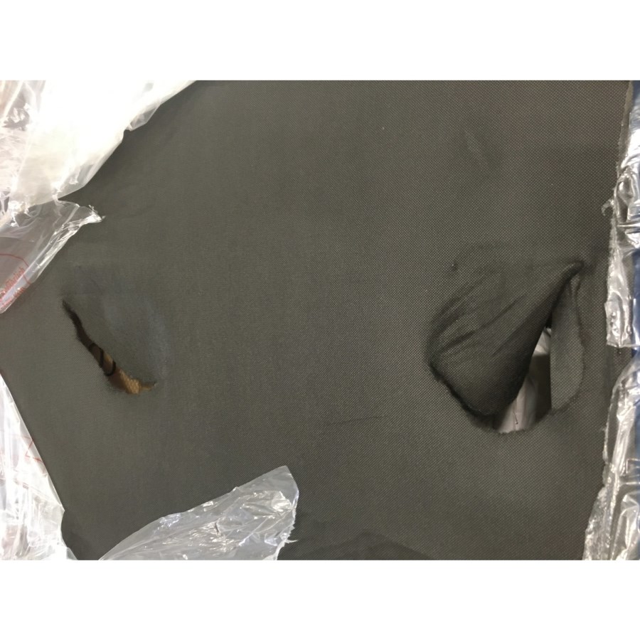 GRADE A2 - Elba Blue Velvet Sofa with Button Detailing & Bolster Cushions - Seats 2