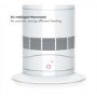 Dyson AM09 Hot+Cool Jet Focus Cooling Fan and Heater - White and Nickel