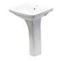 Basin and Full Pedestal - 1 Tap Hole - Modern - Montana