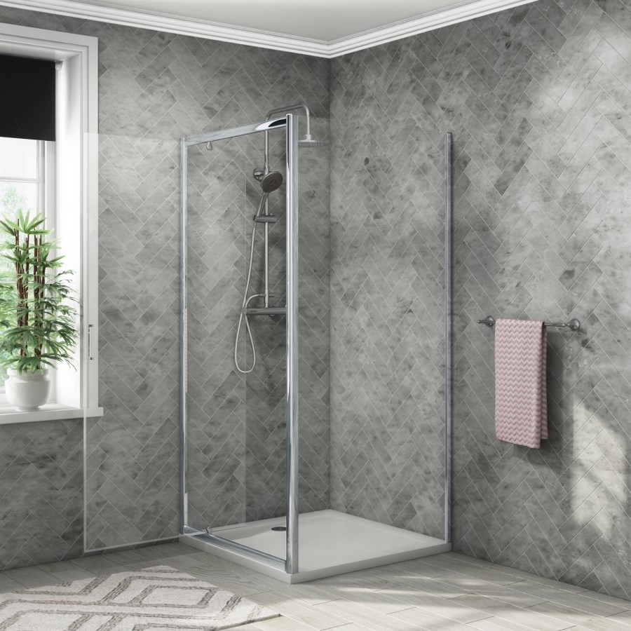 900 x 900mm Pivot Shower Enclosure - Vega