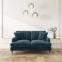 Blue Velvet 3 & 2 Seater Sofa Set - Payton