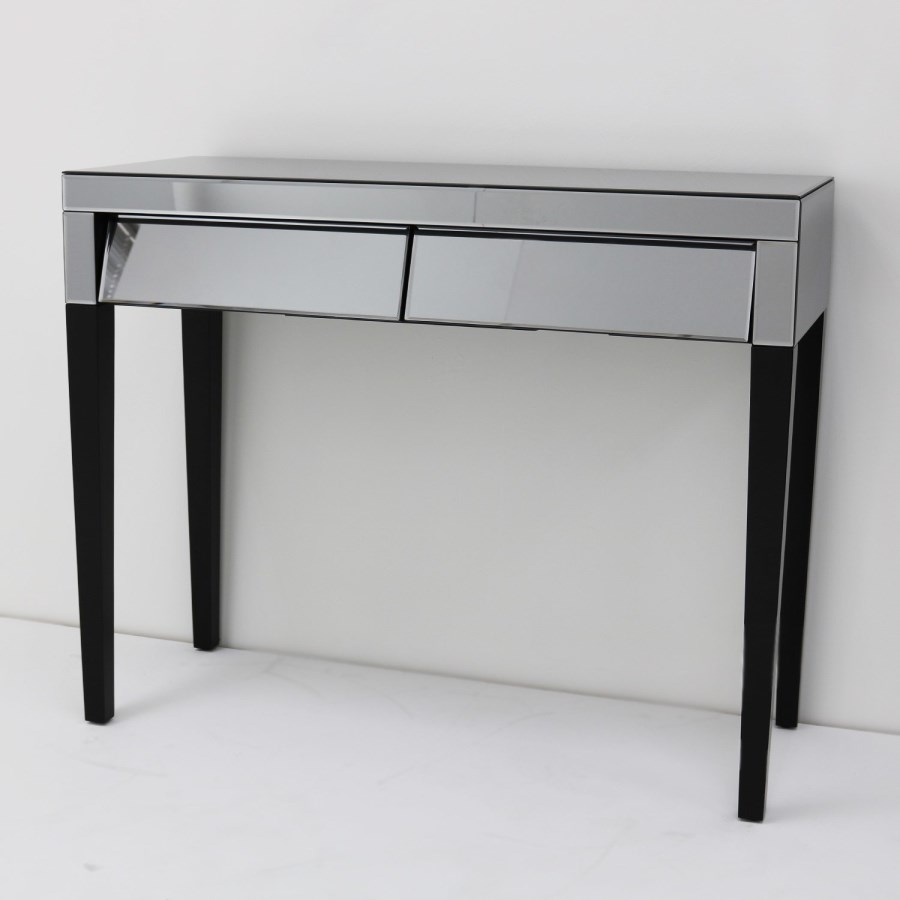 Valentina Venetian Grey Mirrored Console Table