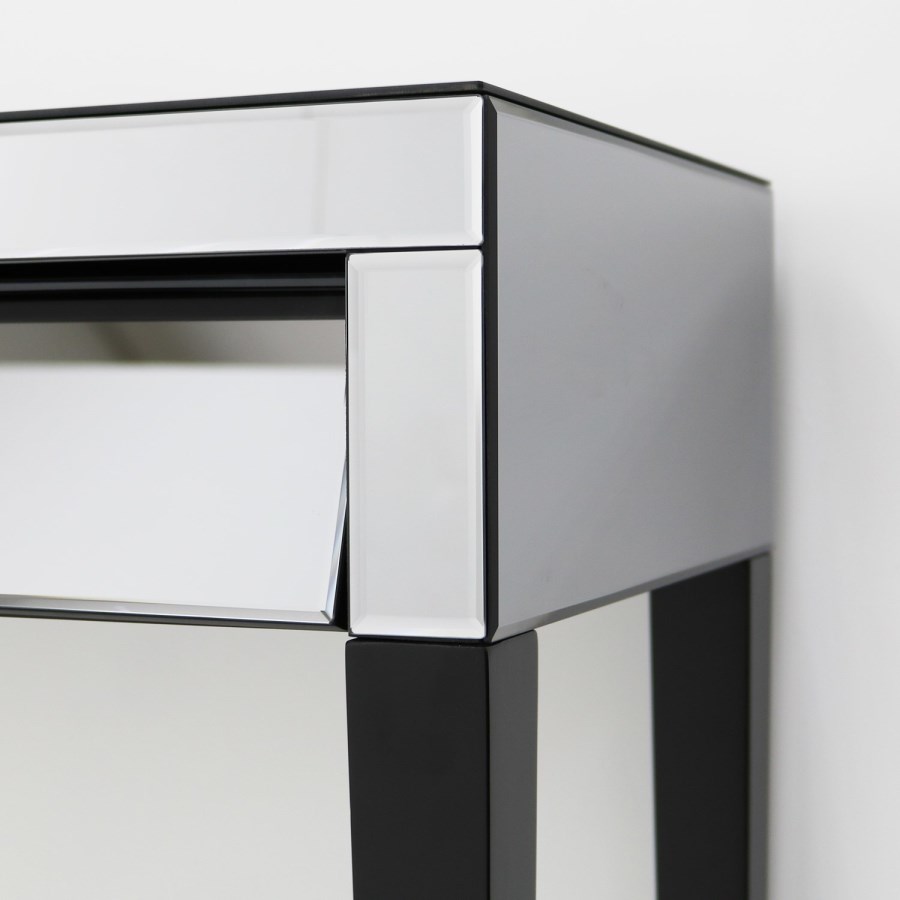 Valentina Venetian Grey Mirrored Console Table