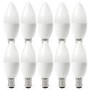 electriQ Smart dimmable colour Wifi Bulb with B15 bayonet ending - Alexa & Google Home compatible - 10 Pack