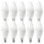 electriQ Smart dimmable colour Wifi Bulb with E14 screw ending - Alexa & Google Home compatible - 10 Pack