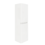 Wall Hung Tall Boy Storage Unit 1400mm - White Gloss - Portland