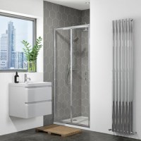 Bi-Fold Shower Door 800 - 4mm Glass - Vega Bi-Fold Shower Door 800 - 4mm Glass - Vega