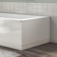 800mm Wooden White Gloss Bath End Panel - Ashford 800mm Wooden White Gloss Bath End Panel - Ashford