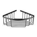 BeBa_25501 Matt Black Corner Shower Caddy - Arissa