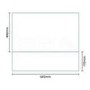 Windsor / Cuba / Aspen White 700 Height Adjustable End Panel