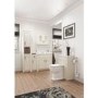 White Traditional Bathroom Vanity Unit & Basin - 570mm Wide