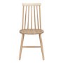 GRADE A2 - Pair of Oak Effect Dining Chairs with Spindle Back - Cami