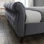 Birlea Colorado Upholstered Grey Kingsize Bed