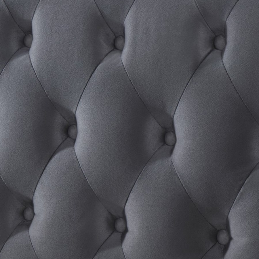 Birlea Colorado Upholstered Grey Kingsize Bed