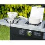 The Texas Outdoor Elite 4 Burner Gas BBQ Kitchen in Black