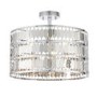 Chrome Flush Ceiling Light - Eldora