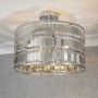 Chrome Flush Ceiling Light - Eldora