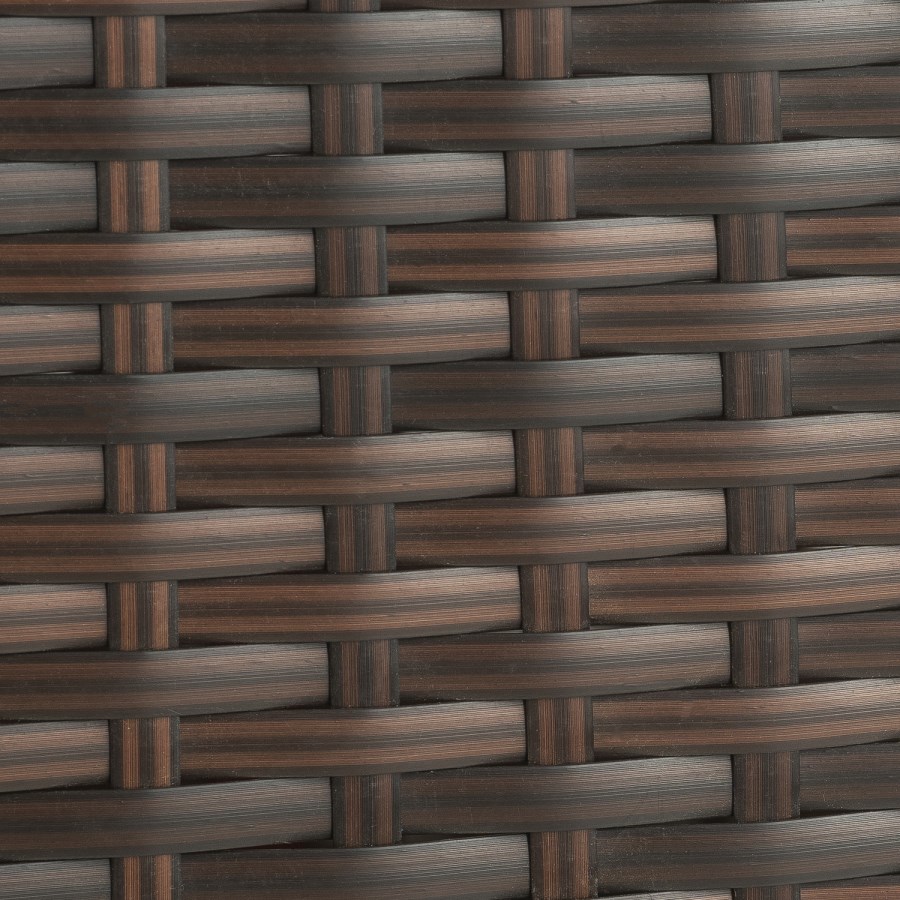 electriQ Pyramid Flame Tower Outdoor Gas Patio Heater - Brown Rattan