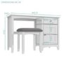 Finch Dressing Table in Light Grey