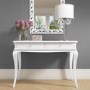 GRADE A1 - Florentine French Style Dressing Table in White