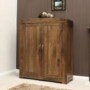 Baumhaus Shiro Solid Walnut Shoe Storage Cupboard - 20 Pairs