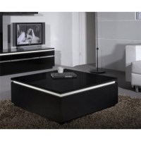 Electra BlackHigh Gloss Coffee Table With LED Lighting Electra BlackHigh Gloss Coffee Table With LED Lighting
