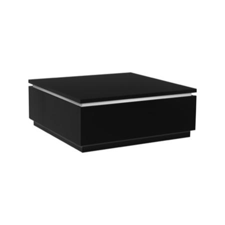Electra BlackHigh Gloss Coffee Table With LED Lighting