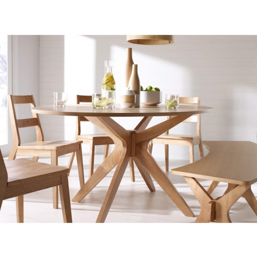 LPD Malmo White Oak Dining Table