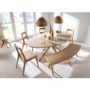 LPD Malmo White Oak Dining Table