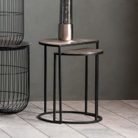 Gallery Delfin Side Tables Set of 2 Gallery Delfin Side Tables Set of 2