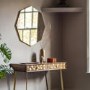 Bowie Octagon Mirror Champagne Caspain House