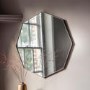 Bowie Octagon Mirror Silver Caspian House