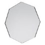 Bowie Octagon Mirror Silver Caspian House