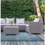 Piatto Oro Blue Indoor/Outdoor Rug - 120 x 170 cm - Flair