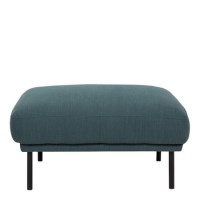 Dark Green Fabric Footstool  Sofa - Kyle Dark Green Fabric Footstool  Sofa - Kyle