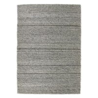 Wool Chunky Knit Grey Rug - 230 x 160 cm - Ripley Wool Chunky Knit Grey Rug - 230 x 160 cm - Ripley