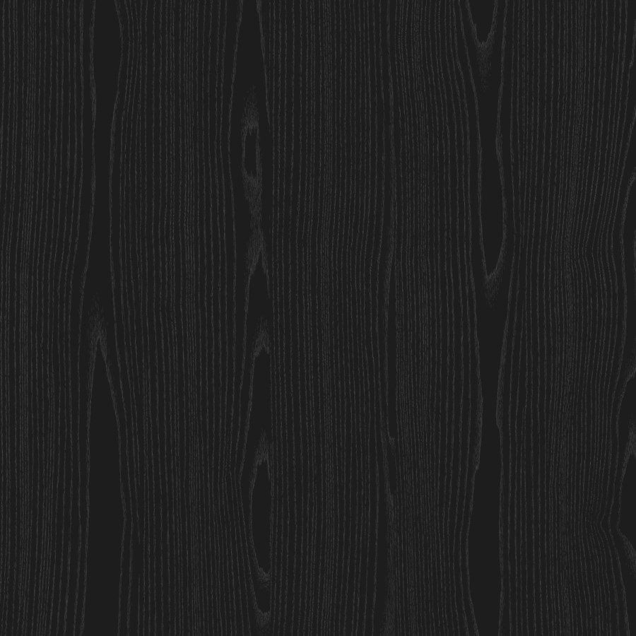 Tall Wide Bookcase  in Black Woodgrain