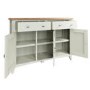 Bourton 3 Door Sideboard in Cream and Light Oak