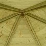 Shire Hexagonal Pressure Treated Garden Arbour 6 x 7ft