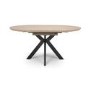 Large Oak Round Extendable Dining Table - Seats 4-6 - Liberty