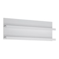 Matte White Wide Wall Shelf - Fribo Matte White Wide Wall Shelf - Fribo