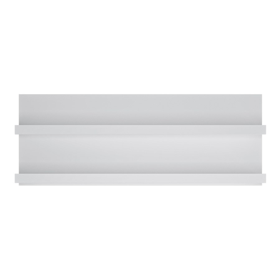 Matte White Wide Wall Shelf - Fribo