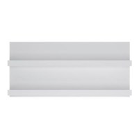 Matte White Wall Shelf - Fribo Matte White Wall Shelf - Fribo