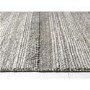 Wool Chunky Knit Grey Rug - 170 x 120 cm - Ripley