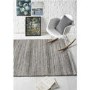 Wool Chunky Knit Grey Rug - 170 x 120 cm - Ripley