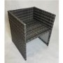 4 Grey Rattan Outdoor Chairs